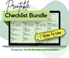 The Ultimate Personal Planner & Checklist Bundle (Excel Edition)