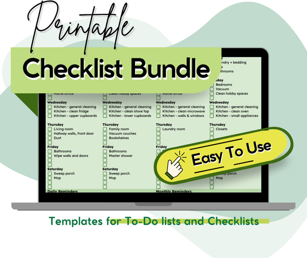 The Ultimate Personal Planner & Checklist Bundle (Excel Edition)