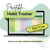 The Ultimate Printable Habit Tracker - Includes 23 Pages Eva Excels