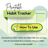 The Ultimate Printable Habit Tracker - Includes 23 Pages Eva Excels