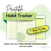 The Ultimate Printable Habit Tracker - Includes 23 Pages