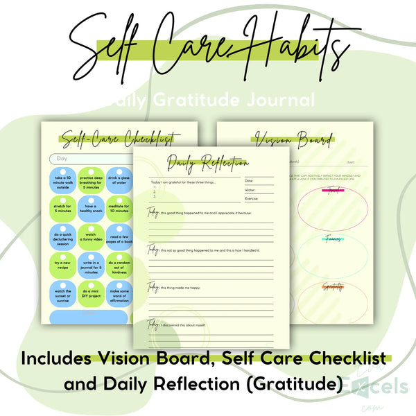 The Ultimate Printable Habit Tracker - Includes 23 Pages Eva Excels