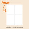 Canva Cut Lines Notepad Printable | Notepad Template PDF | DIY Printable Notepad | Small Business Supplies | Digital Download Eva Excels