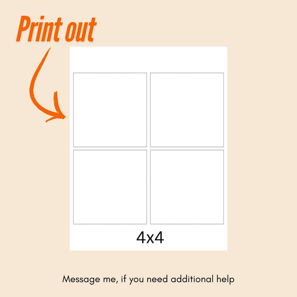 Canva Cut Lines Notepad Printable | Notepad Template PDF | DIY Printable Notepad | Small Business Supplies | Digital Download Eva Excels