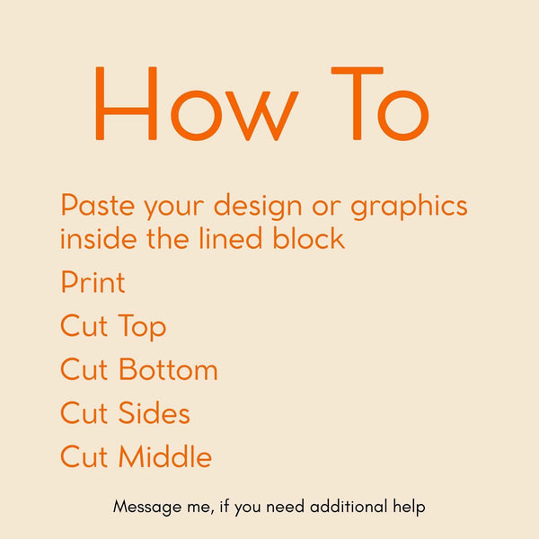 Canva Bookmark Cut Lines Template | DIY Bookmark Grid Overlay Guide | Printable Bookmark Layout Template | Bookmark Cut Lines PNG PDF Link