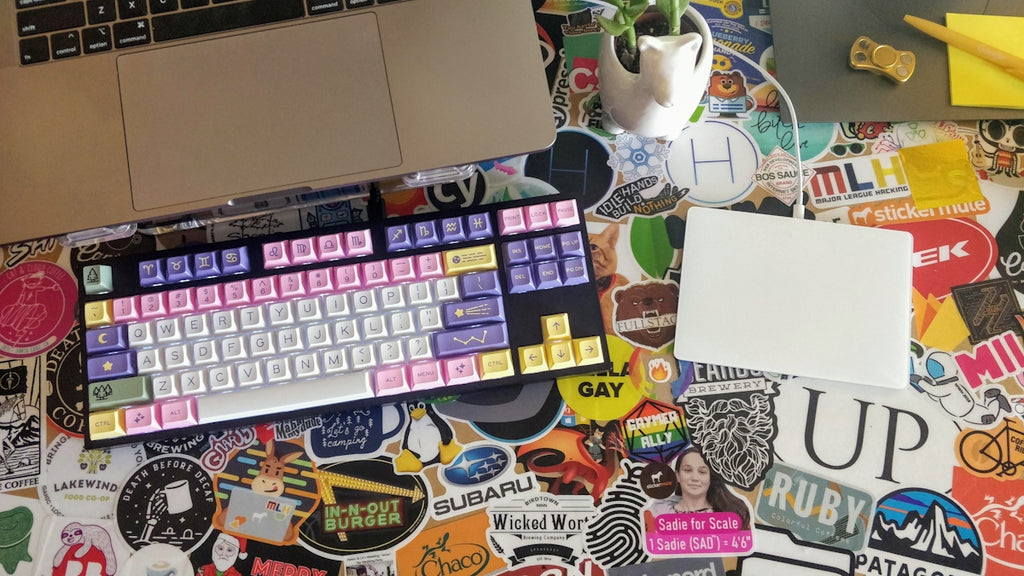 white and black computer keyboard