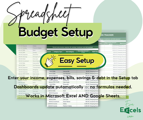 Budget 2026 Spreadsheet Excel Google Sheets