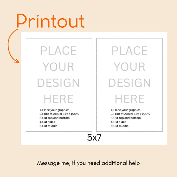 Canva Notepad Cut Lines Printable | Canva Template PDF | DIY Printable Photo , Notes Grid | Small Business Supplies | Digital Download Eva Excels