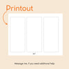 Canva Bookmark Cut Lines Template | DIY Bookmark Grid Overlay Guide | Printable Bookmark Layout Template | Bookmark Cut Lines PNG PDF Link Eva Excels