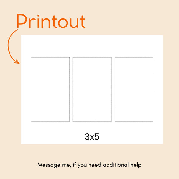 Canva Bookmark Cut Lines Template | DIY Bookmark Grid Overlay Guide | Printable Bookmark Layout Template | Bookmark Cut Lines PNG PDF Link Eva Excels