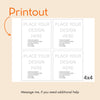 Canva Notepad Cut Lines Printable | Canva Template PDF | DIY Printable Photo , Notes Grid | Small Business Supplies | Digital Download Eva Excels