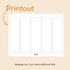 Canva Bookmark Cut Lines Template | DIY Bookmark Grid Overlay Guide | Printable Bookmark Layout Template | Bookmark Cut Lines PNG PDF Link Eva Excels