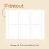 Canva Bookmark Cut Lines Template | DIY Bookmark Grid Overlay Guide | Printable Bookmark Layout Template | Bookmark Cut Lines PNG PDF Link Eva Excels