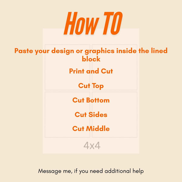 Canva Cut Lines Notepad Printable | Notepad Template PDF | DIY Printable Notepad | Small Business Supplies | Digital Download